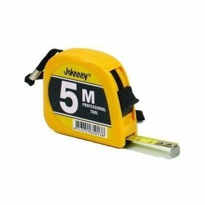 Meter zvinovací 5 m, KDS 5015, žltý, Johnney