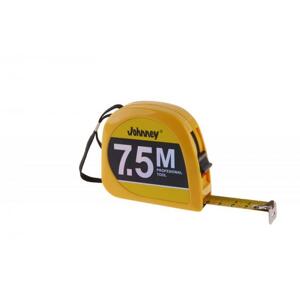 Meter zvinovací 7.5 m, KDS 7513, žltý, Johnney