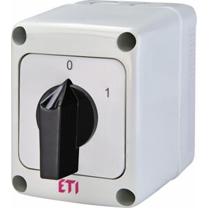 Vačkový spínač 3-pólový 16A "0-1" zapuzdrený IP65 CS 16 10 PN (ETI)