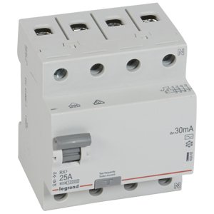 Prúdový chránič RX3 4P 25A 30MA AC