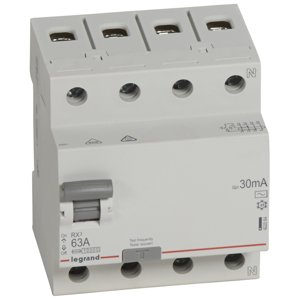 Prúdový chránič RX3 4P 63A 30MA AC