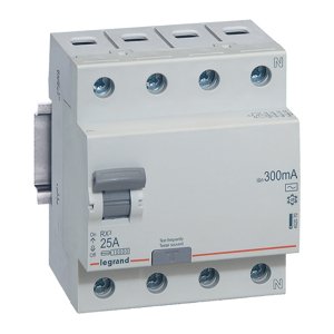 Prúdový chránič RX3 4P 25A 300MA AC
