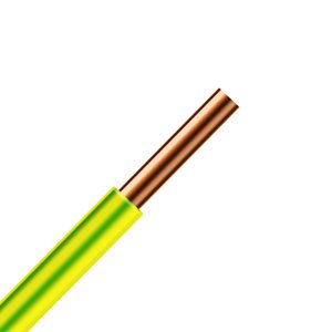 Kábel CY 6 = H07V-U zeleno/žltý