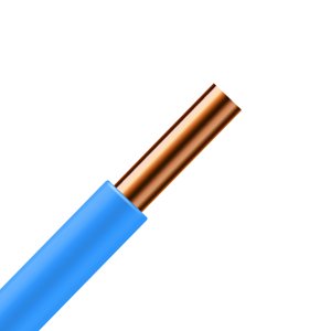 Kábel CY 10 = H07V-U sv.modrý