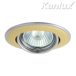 Svietidlo GU5,3 50W, IP20, zlatá perleť/nikel, BOp-Z, O92, HORN CTC-3115-PG/N (Kanlux)