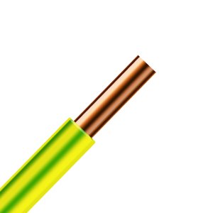 Kábel CY 10 = H07V-U zeleno/žltý