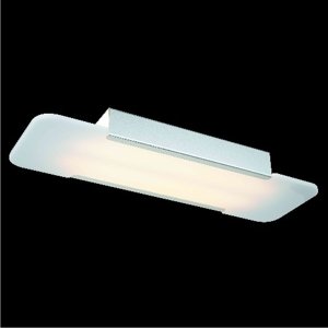 Svietidlo BOND/PL 2xT5/24W, mat.: TRANSPARENT/chrómE (LUXERA)