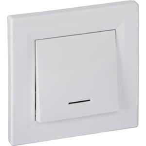 Tlacidlo (1/0So) 10A/250V (PS) biela Asfora (Schneider)