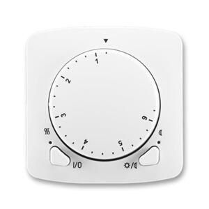 Termostat duálny otocný - jednotka ovl. biela Tango (ABB)