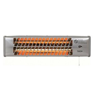 Quartzový/Infra ohrievač na stenu 1200W, strieborný (SOMOGYI)