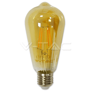 Žiarovka LED Filament E27 4W, 2200K, 350lm, ST64 VT-1964 (V-TAC)