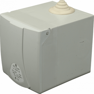 Zásuvka nástenná 32A/400V/4P so škatuľou na omietku IP44 - IZVN 3243 (SEZ DK)