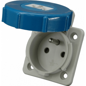 Zásuvka vstavaná 16A/250V/3P IP67 - VZG 16 (SEZ DK)