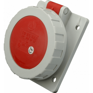 Zásuvka vstavaná 16A/400V/4P šikmá IP67 - IEG 1643 (SEZ DK)