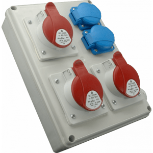 Rozvodnica 3x16A/400V/4P+2x250V neistená IP44 - ROS 1602 (SEZ DK)