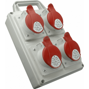Rozvodnica 4x32A/400V/4P neistená držiak IP44 - ROS 3200 D (SEZ DK)
