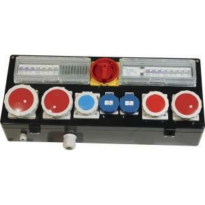 Rozvodnica 24M 2x16A+2x32A/400V/3P,5P+3x250V FA+FI stavb. IP65 - ROS 24G/FI-02 (SEZ DK)