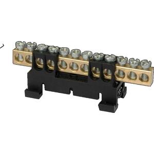 Mostík prepojovací 16mm2, 12-pól. DIN12 (63A/660V) čierna - 12/C (SEZ DK)