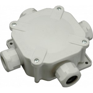 Rozvodka škatuľová s mostíkmi IP67 plastsivá - 6455-26 P/2 - SV.SIVA (SEZ DK)