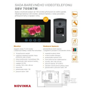 Video vrátnik 7" farebný (NGCONNECT)