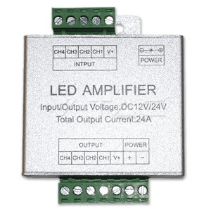 Zosilňovač pre LED pásiky 12/24W 192W pre RGBW VT-2408 (V-TAC)