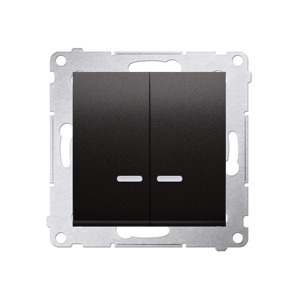 Prepínač sériový (5So) 16AX/250V (SS) IP44 antracit metal. SIMON54Pre (simon)
