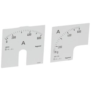 Stupnica pre ampérmeter 0-800A (Legrand)