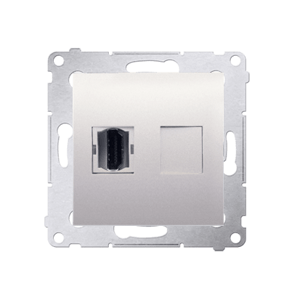 Zásuvka 1xHDMI krémová SIMON54Pre (simon)