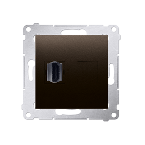 Zásuvka 1xHDMI bronz mat.metal. SIMON54Pre (simon)