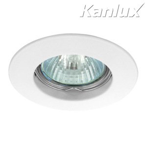 Svietidlo GU5,3 50W, IP20, biela, BOp-Z, O85x5, LUTO CTX-DS02B-W (Kanlux)