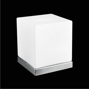 Svietidlo CUBIX/4168-T1/1xE27/60W, NS, TABLE,mat.: NICKEL SATIN (LUXERA)