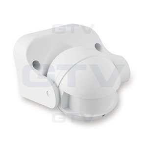 Senzor pohybový 180° IP20, HF, NO, biela, 1200W pre LED, CM-1 (GTV)