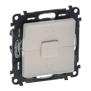 Ovládač žalúzií/roliet spínačový 10A/250V mech.blok. (PS) béžová Valena Life (Legrand)