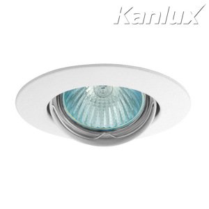 Svietidlo GU5,3 50W, IP20, biela, BOp-Z, O88x5, LUTO CTX-DT02B-W (Kanlux)
