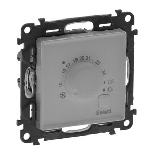 Termostat priestorový --A/230V (SS) hliník Valena Life (Legrand)