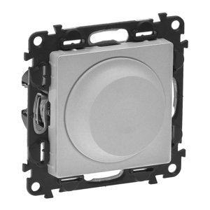 Stmievač otočný RLC+LED 300W/VA bez nul. (SS) hliník Valena Life (Legrand)
