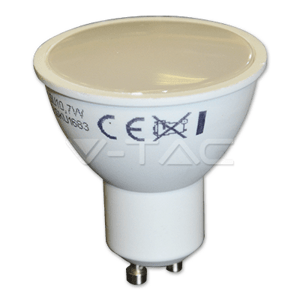 Žiarovka LED GU10 4,5W, 4000K, 400lm, 100°, VT-1975 (V-TAC)