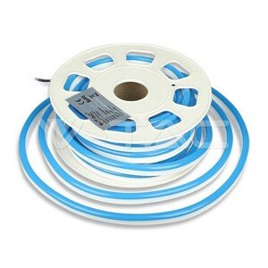 Neon Flex LED 24V 8W, Modrá, 320lm, VT-2835 (V-TAC)