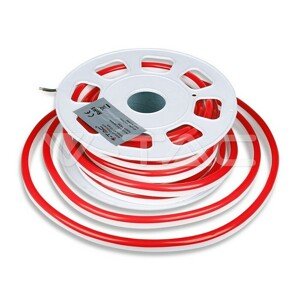 Neon Flex LED 24V 10W, Červená, 320lm, VT-2835 (V-TAC)
