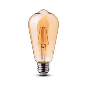 Žiarovka LED Filament E27 8W, 2200K, 720lm, ST64 VT-1968 (V-TAC)