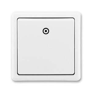 Tlacidlo (1/0) 10A/250V (SS) biela Classic (ABB)