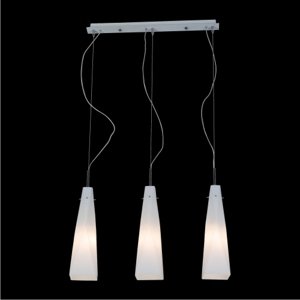 Svietidlo CASSABLANCA/MD1210-3W/3xE14/60W,mat.: chrómE/OPAL GLASS (LUXERA)