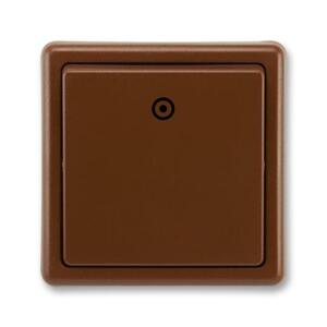 Tlacidlo (1/0) 10A/250V (SS) hnedá Classic (ABB)