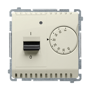 Termostat priestorový 16A/230V (SS) béžová SIMON Basic (simon)