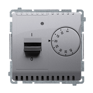 Termostat priestorový 16A/230V (SS) nerez metal. SIMON Basic (simon)