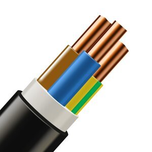 Kábel CYKY-J 3x1,5 v KRUHU