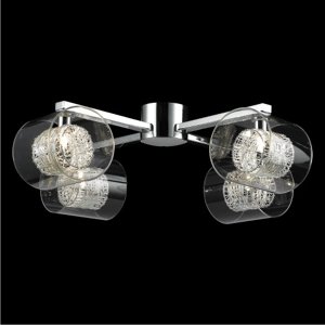 Svietidlo VALVE/C0110-04R/4xG9/40W,chrómE,mat.: chrómE (LUXERA)