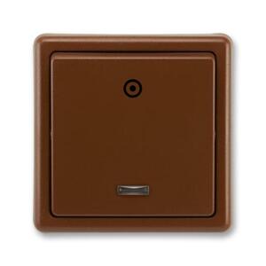 Tlacidlo (1/0Ss) 10A/250V (SS) hnedá Classic (ABB)