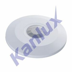Senzor pohybu PIR 2000VA 360°/8m IP20 biela prisadený ZONA FLAT-W (Kanlux)
