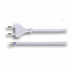 Kábel flexošnúra 5m 2x0,75 mm2, biela plochá